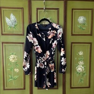 Floral Long Sleeve Romper